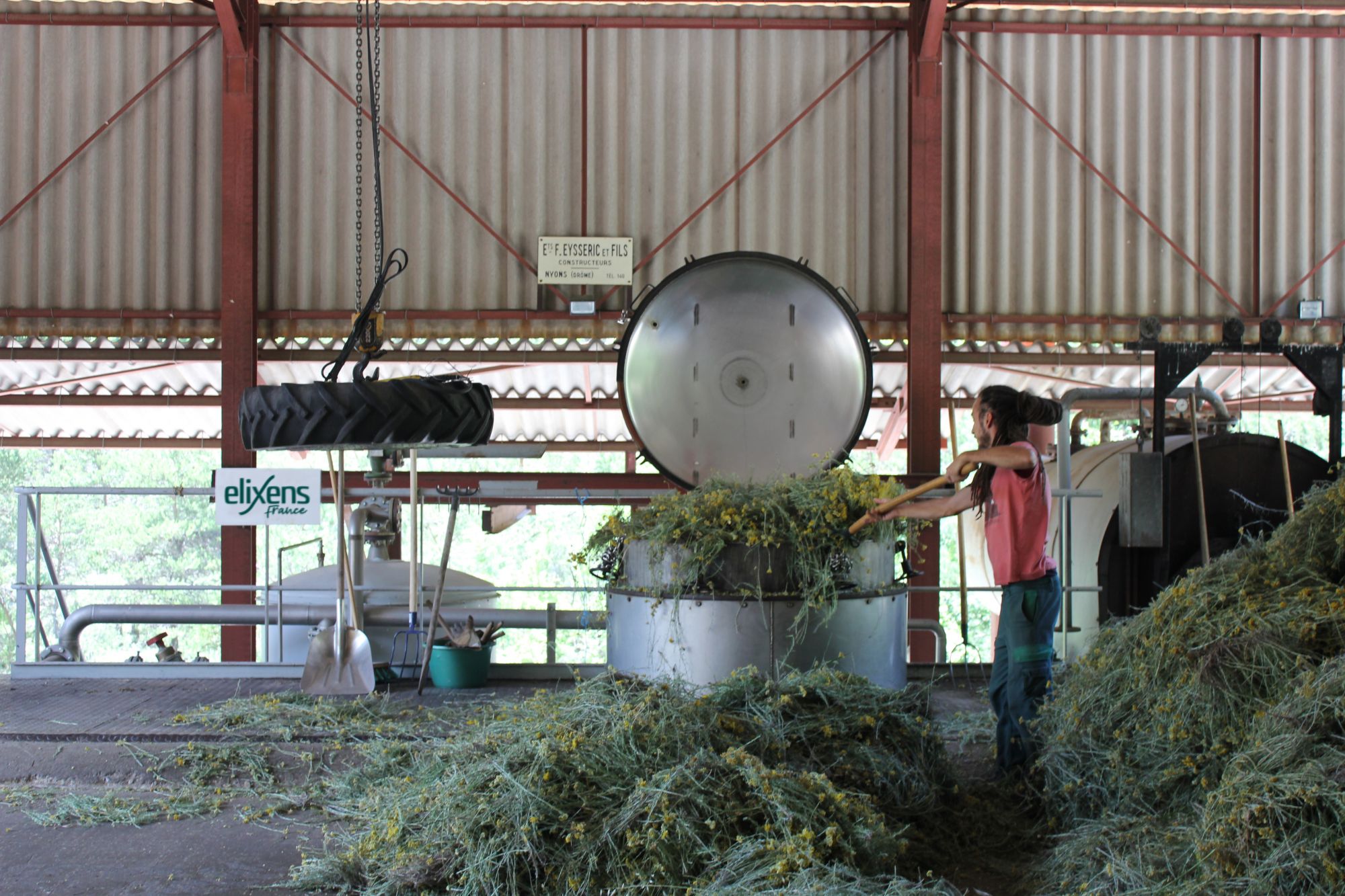 Agricultural distillation unit of Elixens France